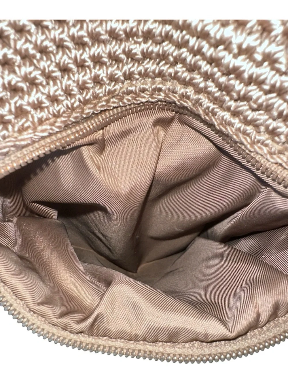 The Sak Gray Crochet Shoulder Bag